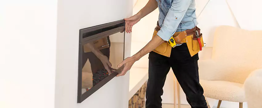 Metal Fireplace Installation in Dubuque, Iowa