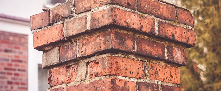Cracked Chimney Bricks Repair Cost in Dubuque, Iowa