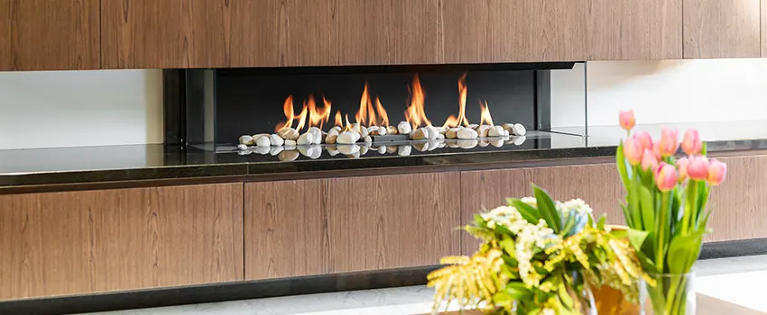 Double-height Fireplace Design Refurbishment in Dubuque, Iowa