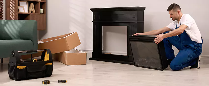 Old Rusted Metal Fireplace Repair And Replacement in Dubuque, IA
