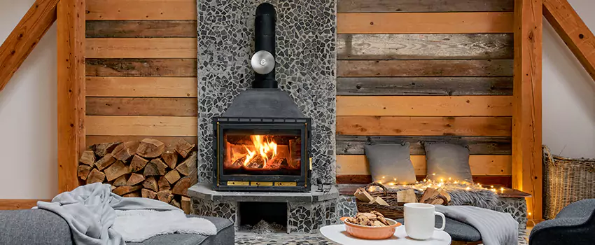 Thelin Hearth Products Direct Vent Gas Stove Fireplace Inspection in Dubuque, Iowa